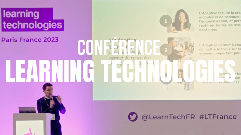 Conférence Learning Technologies : booster vos formations avec l'Adaptive Learning